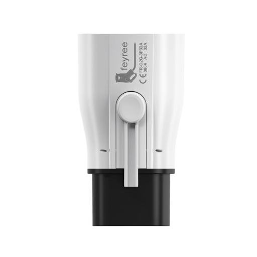 Opladningsadapter Type 2 til GB/T 7 kW 32A enfaset IP23 hvid sort til tilslutning af elbil til ladestation