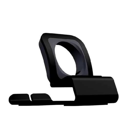 Opladningsstand til Apple Watch Series Ultra 2/SE/10 7,7x5,4x4,4 cm ALU+TPU dockingstation til bord og natbord