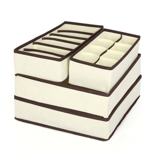 Opvouwbare ondergoed organizer 4 stuks