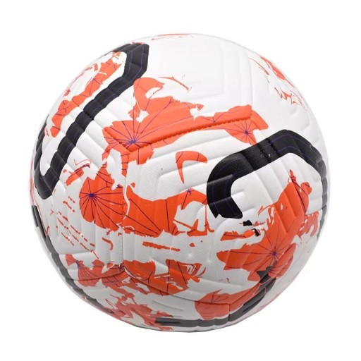 Orange tävlingsfotboll storlek 5 Professionell träningsboll Mycket elastisk slitstark boll för utomhus- och inomhusspel