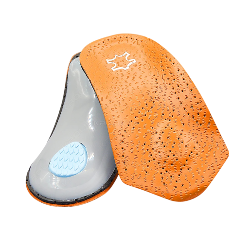 Oranje inlegzolen voor schoenen Zachte binnenzolen voor comfortabel lopen Dempende inlegzolen voor schoenen Opvallende kleur Comfort voor de hele dag