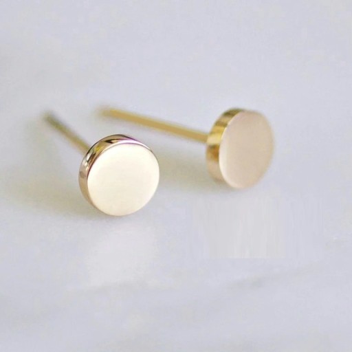 Orecchini a bottone da donna G942