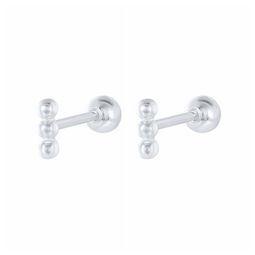 Orecchini a bottone da donna H702