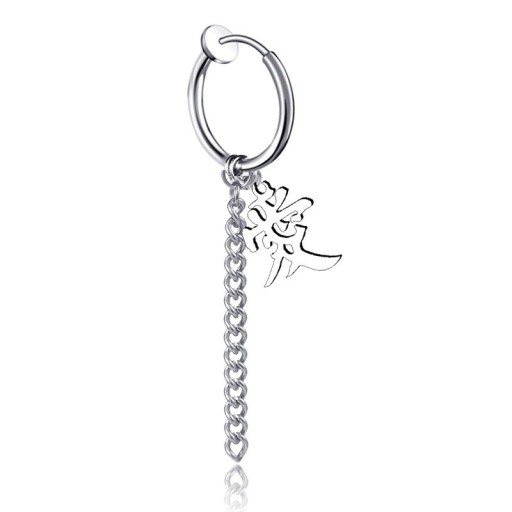 Orecchini a cerchio con pendente G2524