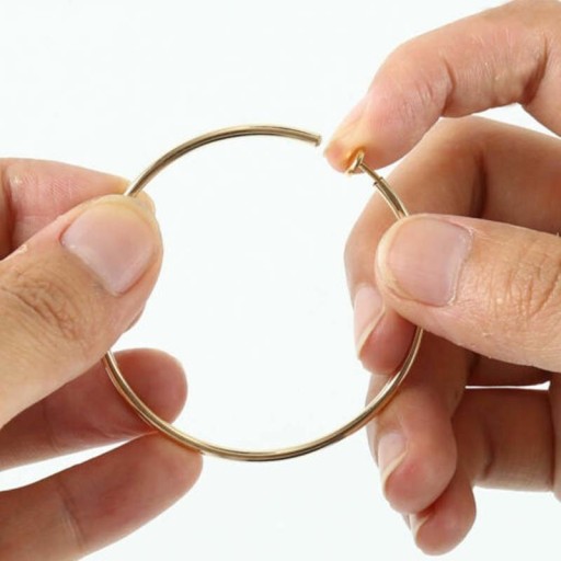 Orecchini a cerchio da donna G561