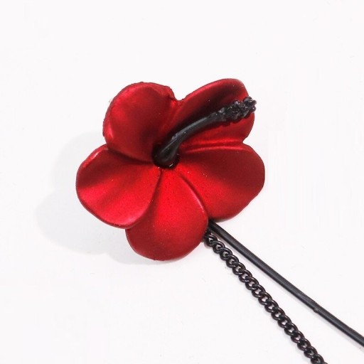 Orecchini a pendente donna fiore J143