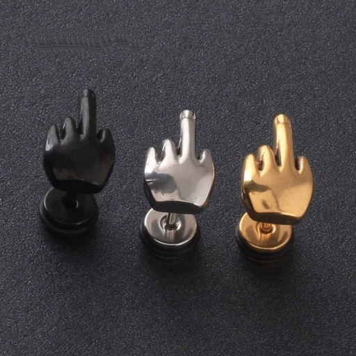 Orecchini a perno da donna G633