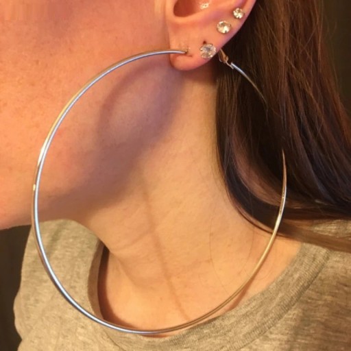 Orecchini circolari da donna G819