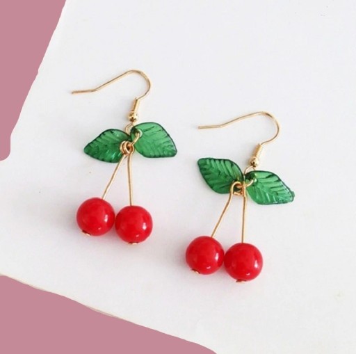 Orecchini da donna con ciliegie