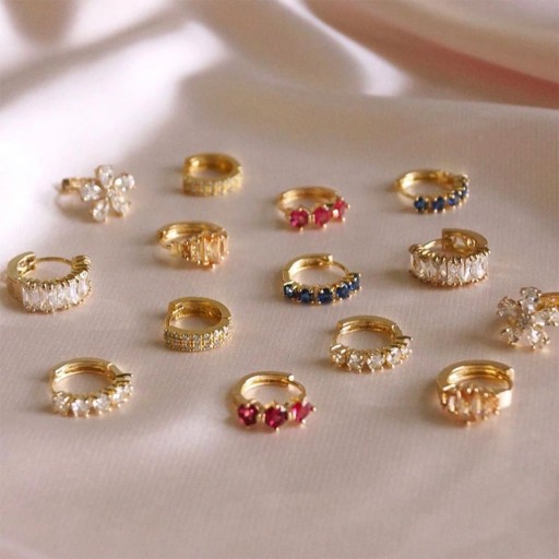 Orecchini da donna con zirconi G229