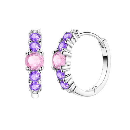 Orecchini dolci in argento 925 per donne Orecchini delicati per uso quotidiano, design romantico per amanti dell'eleganza