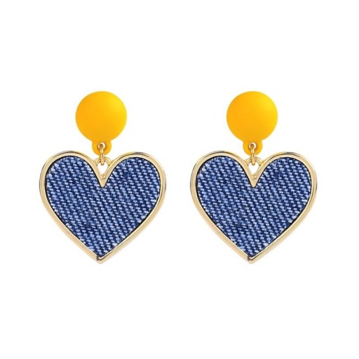 Orecchini pendenti a cuore G1353