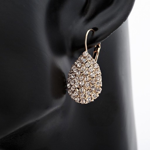 Orecchini pendenti da donna con zirconi G539