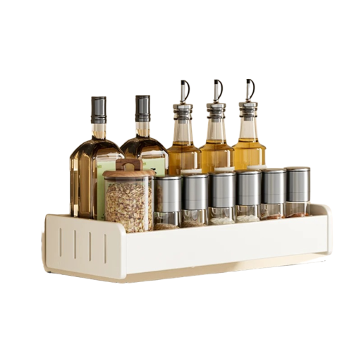 Organizador de cocina de pared Organizador de especias Estante de cocina Organizador multiusos 30 x 13,7 x 5,5 cm