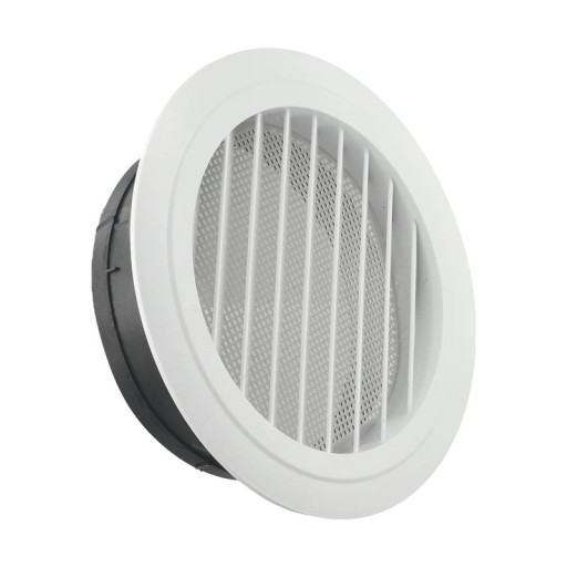 Orificiu de ventilație rotund 150 mm 192x70x145 mm Grilă din plastic ajustabilă ABS Capac lamelar pentru perete și tavan Capac de ventilație rezistent pentru utilizare interioară