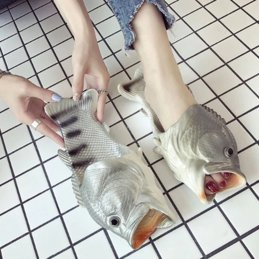Original Fish-Shaped Slippers