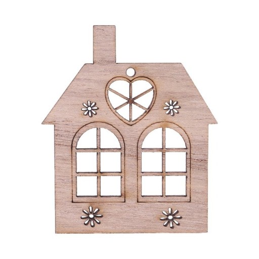 Ornement de Noël maison 10 pcs