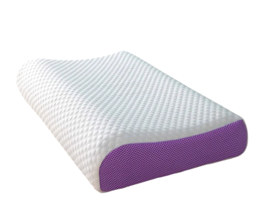 Orthopaedic Ergonomic Pillow 52 x 35 x 10 cm Breathable 100% Polyester and Washable Cover with Zip Soft Comfortable Material with Cotton