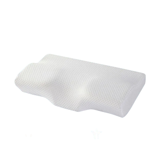 Orthopaedic Memory Foam Pillow 60x35 cm Butterfly Shape Health Pillow for Neck Slow Rebound Foam Cervical Spine Support and Relaxation