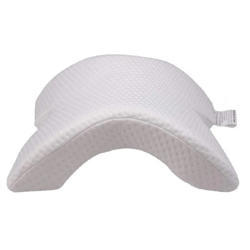 Ortopædisk U-formet pude med memory foam, nakkestøtte, hovedstøtte, ergonomisk, afslappende, rejsebetræk, åndbart og vaskbart, 35x30x13 cm