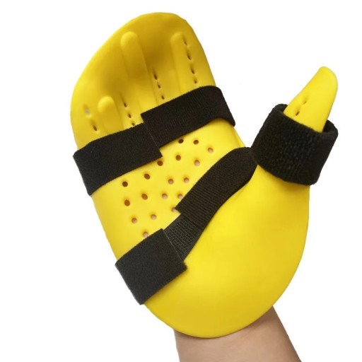 Ortopedická dlaha na ruku pravá 18 cm rehabilitačná ortéza s nastaviteľnými páskami