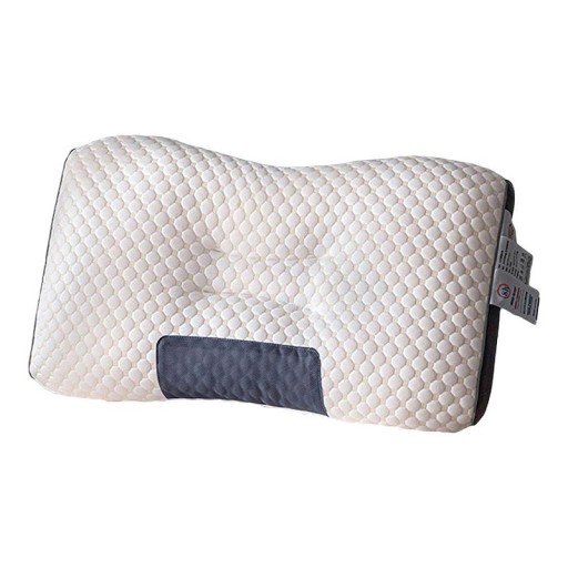 Ortopedisk nackkudde Stödjande mjuk kudde med ergonomisk design Andas hypoallergen kudde med avtagbart överdrag 48 x 74 cm