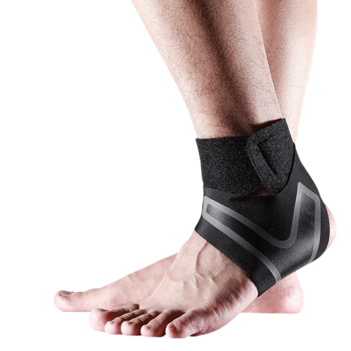 Ortoză sportivă pentru glezna stângă măr. XL pentru EU 44-47, bandaj Y ușor cu velcro pentru baschet, alergare, ciclism și fitness