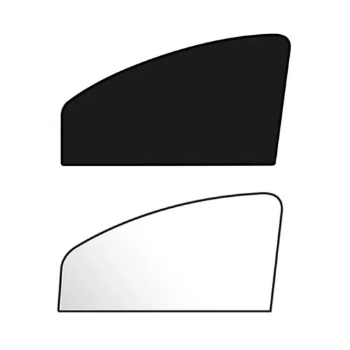 Osłony przeciwsłoneczne samochodowe magnetyczne 80x50x20 cm 1 para nieprzezroczystych dwustronnych zasłon z magnesami letnia ochrona przeciwsłoneczna na przednią szybę samochodu