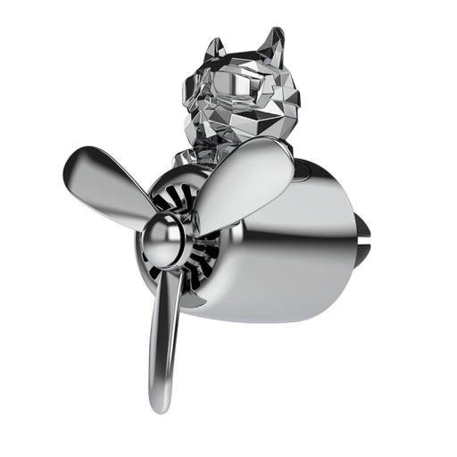 Osv fresh air freshener for car bulldog with propeller vent diffuser 7.2 × 6 × 5 cm aroma decoration vehicle interior