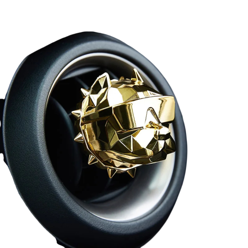 Osvěžovač vzduchu do auta Bulldog dekorace do ventilace parfém do auta kompaktní 5,5 × 5,5 cm pro interiér vozu