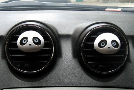 Osvěžovač vzduchu do auta - Panda - 2 ks