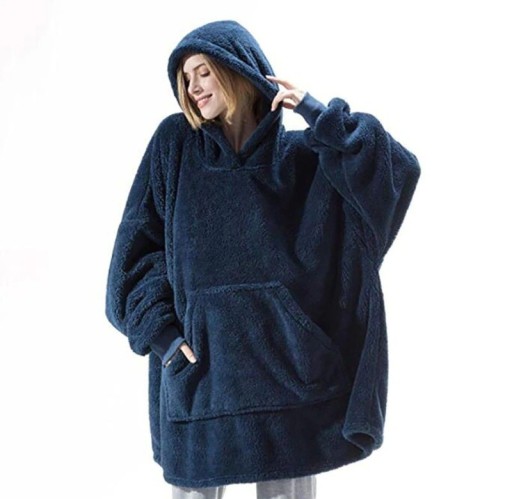Oversize sweatshirtfilt med ärmar P4003