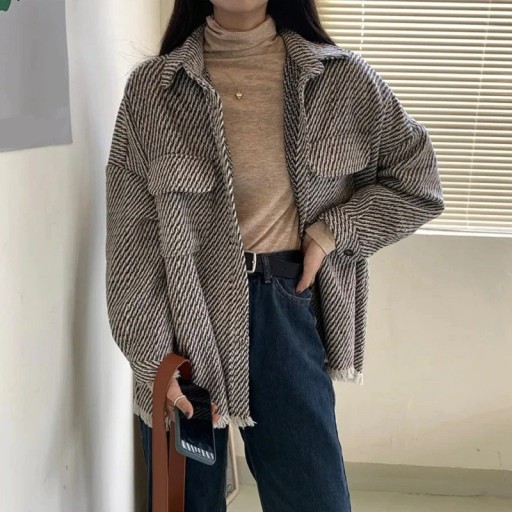 Oversized dameskjorte P1630