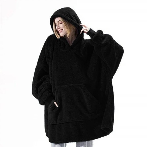 Oversized sweatshirttæppe med ærmer P4003