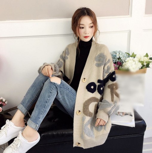 Oversized trui voor dames A2970