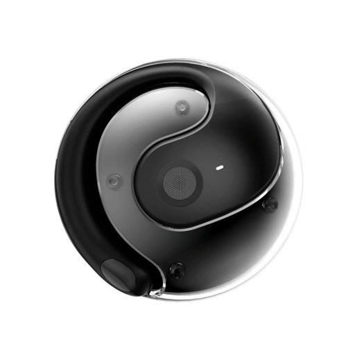 OWS vezeték nélküli Bluetooth fülhallgató mikrofonnal, HiFi sztereó hangzással, intelligens érintőképernyős, vízálló sportfejhallgató, C típusú töltővel