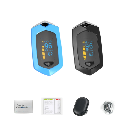 Oxymetru de puls digital reîncărcabil SPO2 PR monitor OLED al saturației oxigenului din sânge pentru utilizare acasă și sportivă