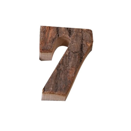 Ozdobne drewniane cyfry C474