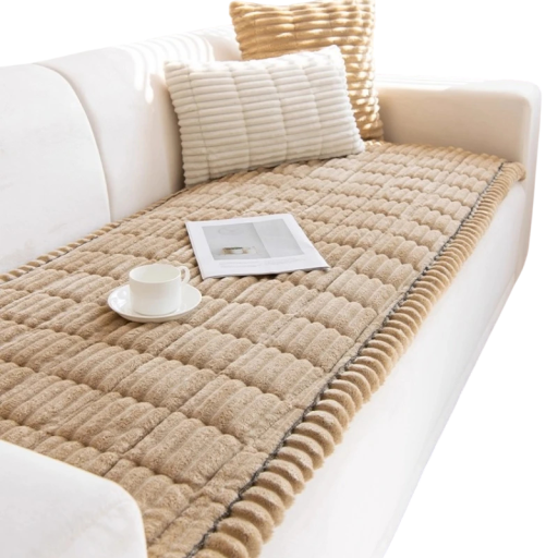Päällyste sohvalle Liukumatonta ja lämmintä 60 x 180 cm Fleece-suojus sohvalle Talveksi ja syksyksi olohuoneeseen