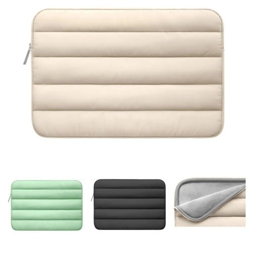 Padded Tablet Case for iPad 9 to 11 Inches with Zip 28.5 x 22.5 x 2 cm with Plush Lining for Backpack and Handbag