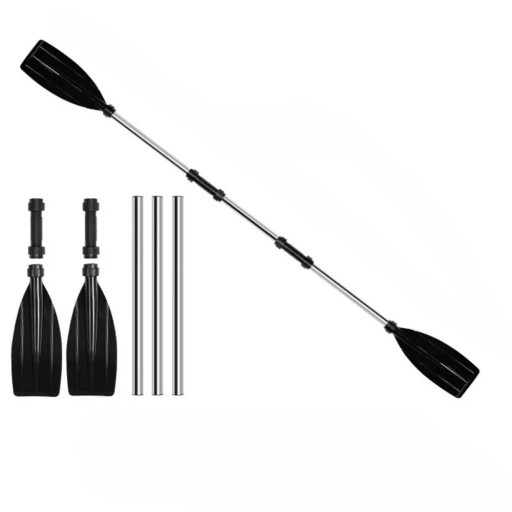 Paddle Doble Plegable para Kayak y Barco de 160 cm de Aleación de Aluminio