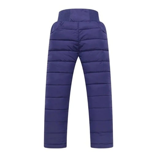 Παιδικό χειμερινό αδιάβροχο παντελόνι Unisex Ζεστά παντελόνια από πολυεστέρα με ελαστική μέση Άνετα χειμερινά ρούχα για εξωτερικές