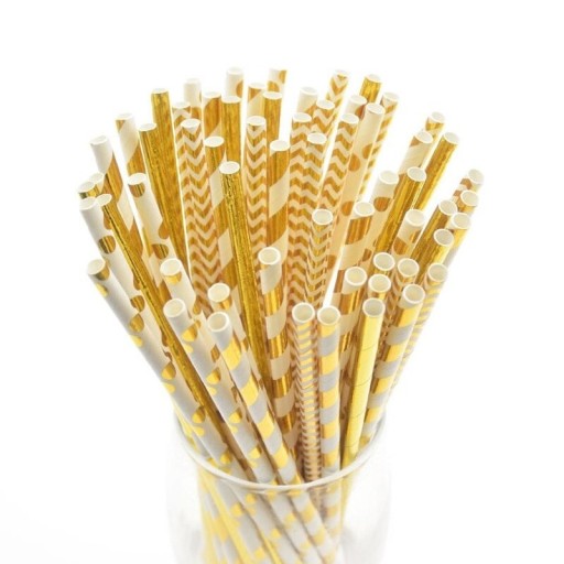 Pailles en papier 50 pcs