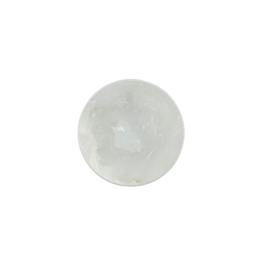 Paleta de pegamento para pestañas 2,5 cm Piedra de jade rosa-verde Soporte pequeño para pegamento Base reutilizable para la aplicación de pestañas artificiales