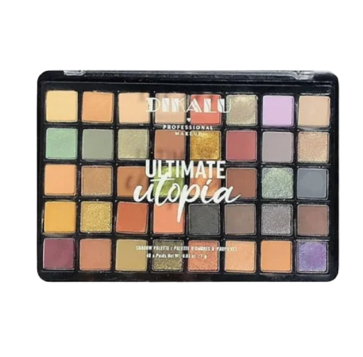 Paleta de sombras de ojos coloridas 40 colores Paleta profesional con espejo Sombras brillantes y mate Alta pigmentación
