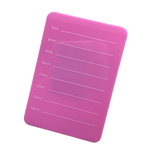 Palette à cils avec bande réglable 7–14 mm Tableau de collage Support à cils Plaque manuelle pour l'extension de cils Outil de formation cosmétique