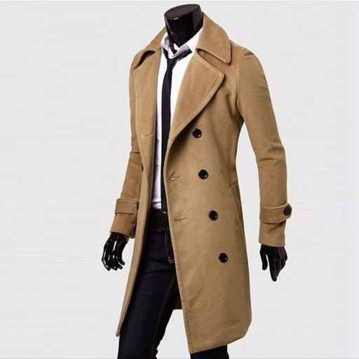 Palton elegant pentru bărbați - Bej