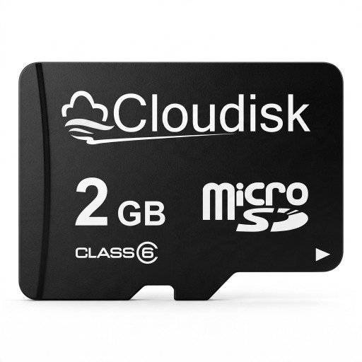 Pamäťová karta Cloudisk Micro SD 2 GB MicroSD karta Class 6 Čierna Na ukladanie dokumentov hudby fotografií a menších súborov