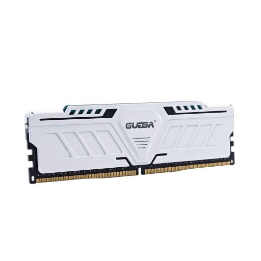 Paměť RAM DDR4 8 GB 2666 MHz 288 pin s podporou XMP 2.0 a kovovým chladičem v bílé barvě pro stolní počítač s procesorem Intel i AMD