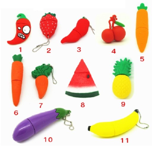 Pamięć flash USB - owoce i warzywa